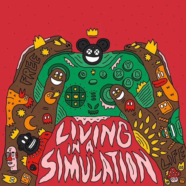Artwork Living In A Simulation
