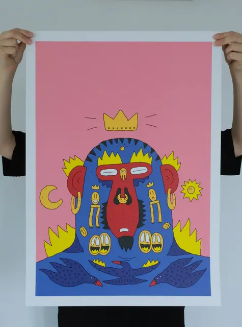 Silk Screen Printing, work 1