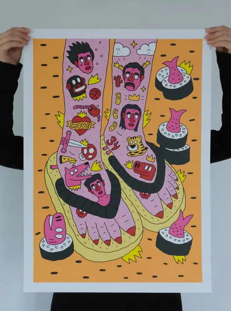 Silk Screen Printing, work 2